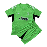 2023-2024 Juventus Goalkeeper Football Set (Shirt + Short) Children's
