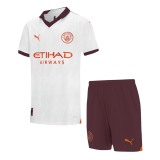 2023-2024 Manchester City Away Football Set (Shirt + Short) Children's
