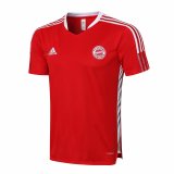 2021-2022 Bayern Munich Red Short Football Training Shirt Men's