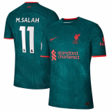 2022-2023 Liverpool Third Away Football Shirt Men's #M. Salah #11 Player Version