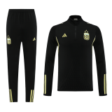2023-2024 Argentina Black Football Training Set (Sweatshirt + Pants) Men's
