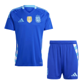 2024 Argentina Away Copa America Football Set (Shirt + Short) Men's