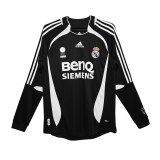 2006/2007 Real Madrid Retro Away Football Shirt Men's #Long Sleeve