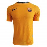 2022-2023 Barcelona Pre-Match Yellow Short Football Training Shirt Men's #Match
