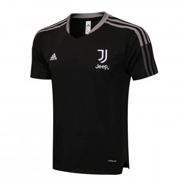 2021-2022 Juventus Black Short Football Training Shirt Men's