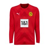 2022-2023 Borussia Dortmund Goalkeeper Red Football Shirt Men's