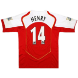 2004/2005 Arsenal Home Football Shirt Men's #Retro Henry #14