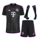 2023-2024 Bayern Munich Away Football Set (Shirt + Short + Socks) Men's
