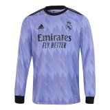 2022-2023 Real Madrid Away Football Shirt Men's #Long Sleeve