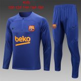 2022-2023 Barcelona Blue Football Training Set Children's