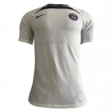 2022-2023 PSG Pre-Match White Short Football Training Shirt Men's #Match