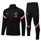 2021-2022 PSG Black Football Training Set (Jacket + Pants) Men's