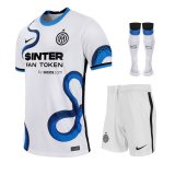 2021-2022 Inter Milan Away Children's Football Shirt (Shirt+Short+Socks)