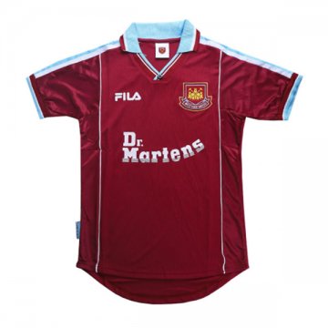 1999-2000 West Ham United Home Football Shirt Men's #Retro
