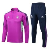 2022-2023 Real Madrid Purple Football Training Set Men's