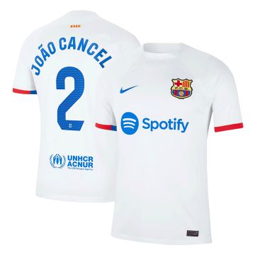 2023-2024 Barcelona Away Football Shirt Men's #JOÃO CANCELO #2