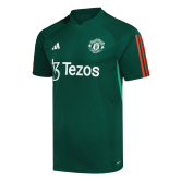 2023-2024 Manchester United Pre-Match Green Football Shirt Men's
