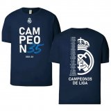2021-2022 Real Madrid 35 La Liga Champions Royal Football Shirt Men's