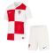 2024 Croatia Home EURO Football Set (Shirt + Short) Men's