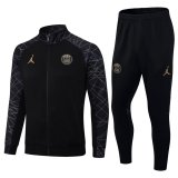 2023-2024 PSG x Jordan Black II Football Training Set (Jacket + Pants) Men's