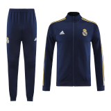 2023-2024 Real Madrid Navy Football Training Set (Jacket + Pants) Men's