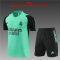 2024-2025 Real Madrid Green Football Training Set (Shirt + Short) Children's