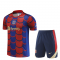 2024-2025 Barcelona Red - Blue Football Training Set (Shirt + Short) Men's