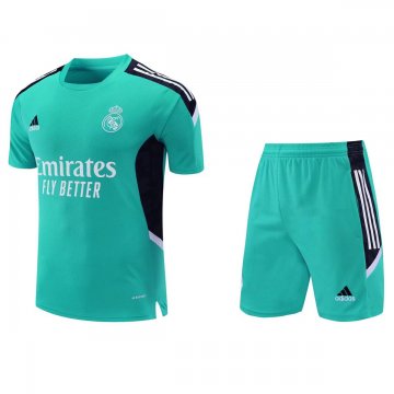 2021-2022 Real Madrid Green II Football Training Set (Shirt + Short) Men's