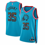 Male Phoenix Suns City Edition Jersey 2022-2023 Turquoise Kevin Durant #35