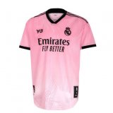 2022-2023 Real Madrid Y-3 120th Anniversary Pink Football Shirt Men's