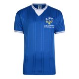 1985 Everton Retro ECWC Final Home Football Shirt Men's