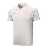 2023-2024 Germany White Football Core Polo Shirt Men's