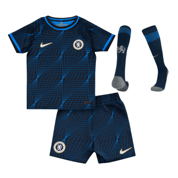 2023-2024 Chelsea Away Football Whole Set (Shirt + Short + Socks) Children's
