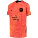 2022-2023 Atletico Madrid Orange Football Training Shirt Men's #Pre-Match
