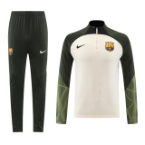 2023-2024 Barcelona Cream Football Training Set (Sweatshirt + Pants) Men's