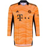 2021-2022 Bayern Munich Goalkeeper Long Sleeve Men's Football Shirt
