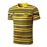 2022-2023 Borussia Dortmund Yellow Short Football Training Shirt Men's