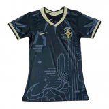 2022 Brazil Special Edition Black Football Shirt Women's