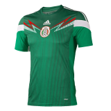 2014 Mexico Retro Home Football Shirt Men's