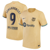 2022-2023 Barcelona Away Football Shirt Men's #Lewandowski #9