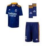 2021-2022 Real Madrid Away Children's Football Shirt (Shirt+Short+Socks)