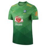 2022 Brazil Green Short Football Training Shirt Men's
