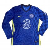 2021-2022 Chelsea Home Long Sleeve Men's Football Shirt