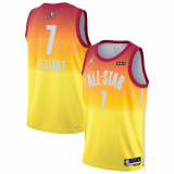 Male NBA All-Star Game Edition Jersey 2023 Brand Orange Kevin Durant #7