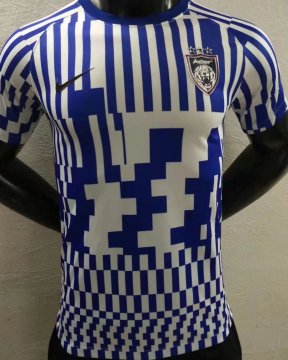 2022 Johor DT F.C Blue White Football Shirt Men's #Player Version