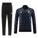 2023-2024 Real Madrid Navy Football Training Set (Jacket + Pants) Men's