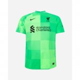 2021-2022 Liverpool Home Goalkeeper Short Sleeve Men's Football Shirt