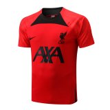 2022-2023 Liverpool Red Short Football Training Shirt Men's