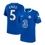 2022-2023 Chelsea Home Football Shirt Men's #ENZO #5 Player Version