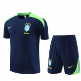 2024 Brazil Royal Football Training Set (Shirt + Short) Men's